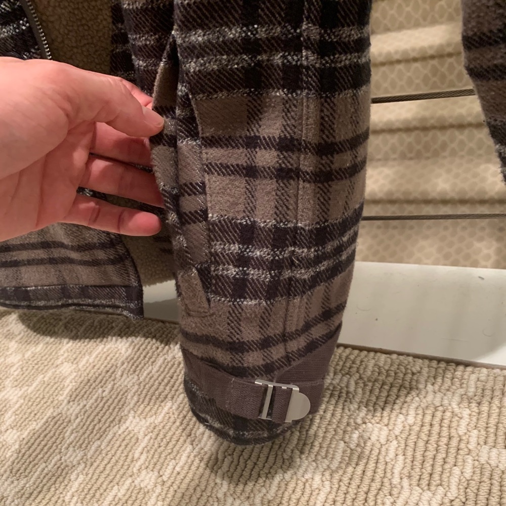 New Allsaints Beulah Sherpa lined shirt - Picture 5 of 8